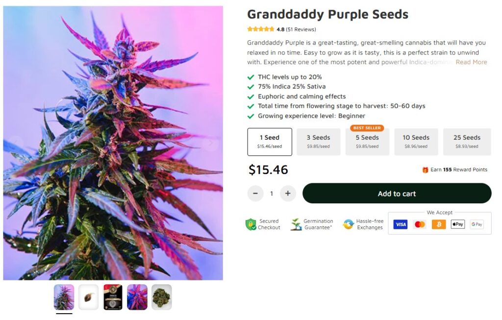 grandaddy purple seeds